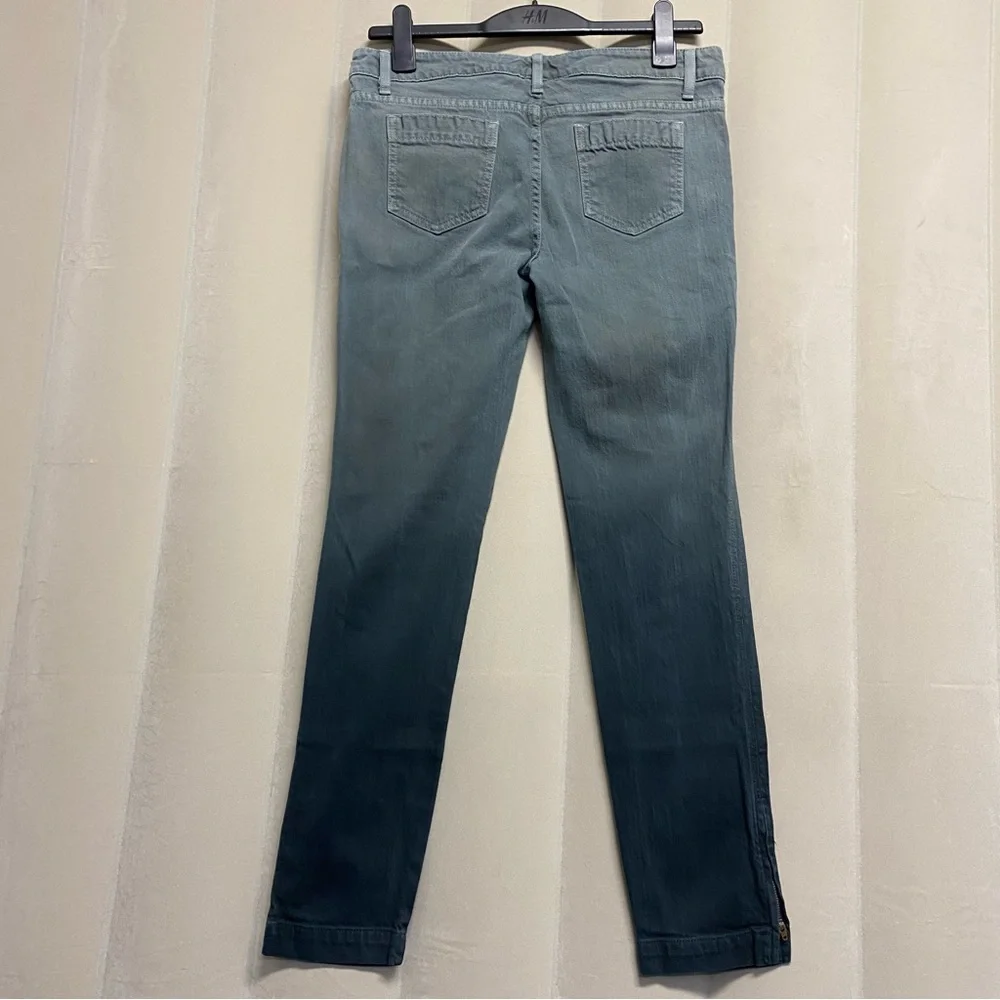 Car Mar Carmar Women’s Jeans Size 29 Ombré Straight Skinny Zip Ankle Low Rise